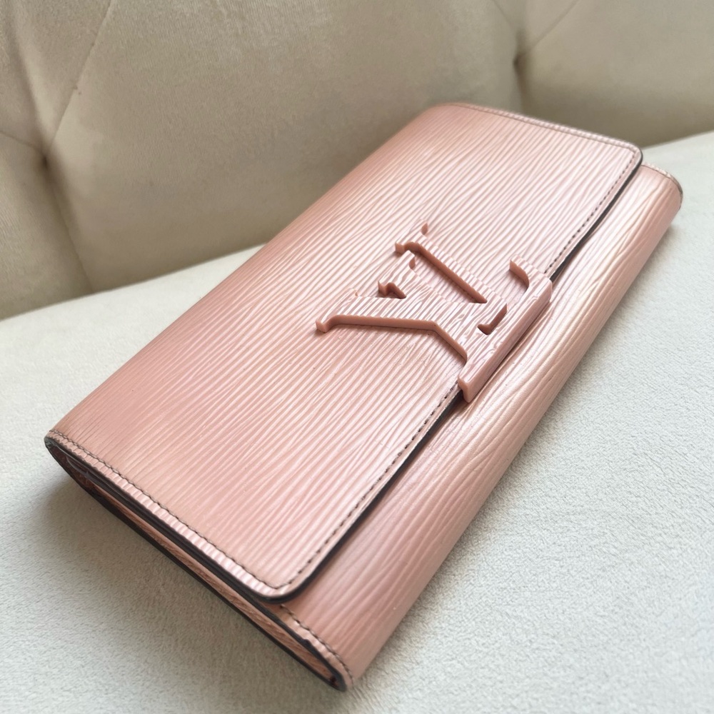 Louis Vuitton Pink Electric Epi Large Wallet/ Clutch - Picture 3 of 11